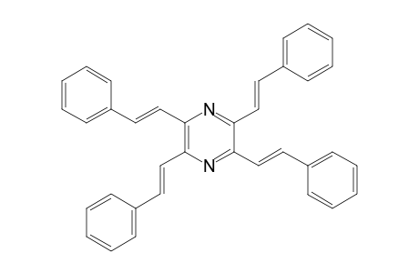 2,3,5,6-Tetra((E)-styryl)pyrazine