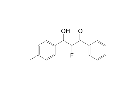 2-Fluoro-3-hydroxy-1-phenyl-3-p-tolylpropan-1-one