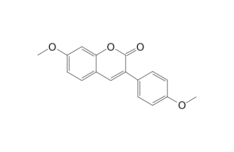 7-Methoxy-3-(4'-methoxyphenyl)coumarin