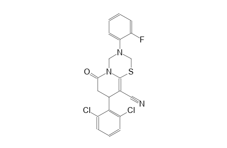 2H,6H-pyrido[2,1-b][1,3,5]thiadiazine-9-carbonitrile, 8-(2,6-dichlorophenyl)-3-(2-fluorophenyl)-3,4,7,8-tetrahydro-6-oxo-