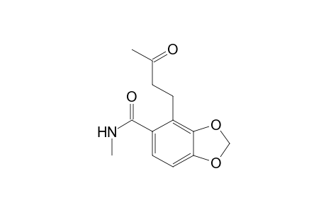 N-Methyl-4-(3-oxobutyl)benzo[d][1,3]dioxole-5-carboxamide