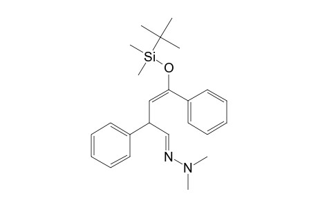 N-[(E)-[(E)-4-[tert-butyl(dimethyl)silyl]oxy-2,4-diphenyl-but-3-enylidene]amino]-N-methyl-methanamine