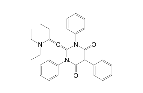 2-[2-(diethylamino)but-1-enylidene]-1,3,5-triphenyl-1,3-diazinane-4,6-dione