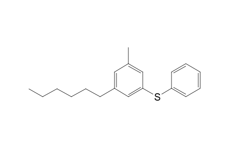 (3-hexyl-5-methylphenyl)(phenyl)sulfane