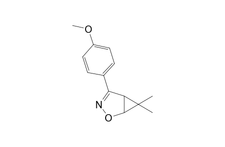 4-(4-Methoxyphenyl)-6,6-dimethyl-2-oxa-3-azabicyclo[3.1.0]hex-3-ene