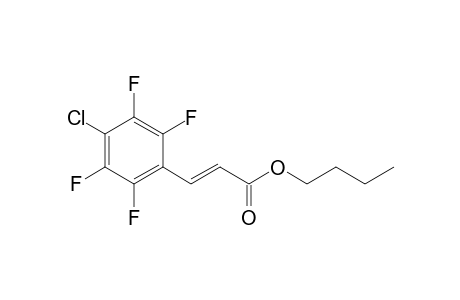 Butyl 3-(p-chloro-tetrafluorophenyl)acrylate