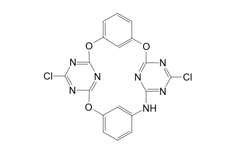 Aza-trioxocalix[2]arene[2](chloro)triazine