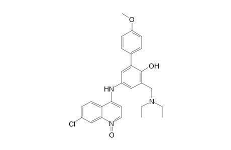 5-[(7-Chloro-1-oxido-4-quinolinyl)amino]-3-[(diethylamino)methyl]-4'-methoxy[1,1'-biphenyl]-2-ol