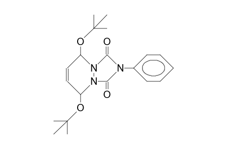 cis-2,5-Di-T-butoxy-8-phenyl-1,6,8-triaza-bicyclo(4.3.0)nonane-7,9-dione