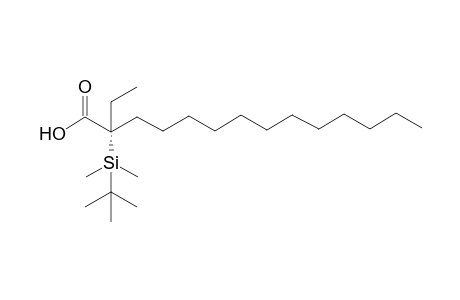 (R)-(+)-2-(tert-Butyldimethylsilyl)-2-ethyltetradecanoic Acid