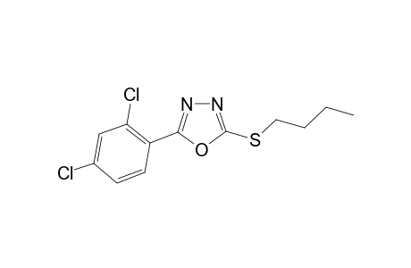 2-(butylthio)-5-(2,4-dichlorophenyl)-1,3,4-oxadiazole