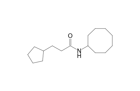 cyclopentanepropanamide, N-cyclooctyl-