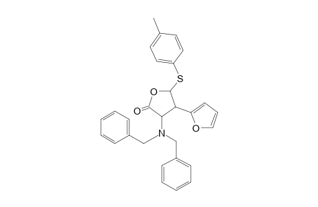 4'-Dibenzylamino-2'-(p-tolylsulfanyl)-3',4-dihydro-2'H-[2,3']bifuranyl-5'-one