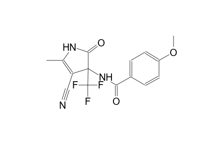 N-[4-cyano-5-methyl-2-oxo-3-(trifluoromethyl)-2,3-dihydro-1H-pyrrol-3-yl]-4-methoxybenzamide