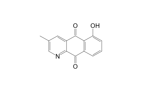 Benzo[g]quinoline-5,10-dione, 6-hydroxy-3-methyl-