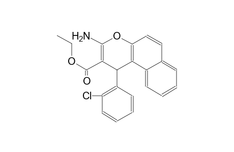 ethyl 3-amino-1-(2-chlorophenyl)-1H-benzo[f]chromene-2-carboxylate