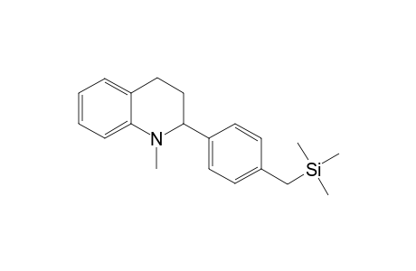 1-Methyl-2-(4-((trimethylsilyl)methyl)phenyl)-1,2,3,4-tetrahydroquinoline