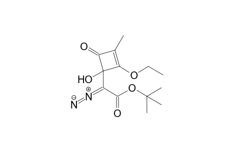 tert-Butyl 2-(2-ethoxy-1-hydroxy-3-methyl-4-oxo-2-cyclobutenyl)-2-diazoacetate