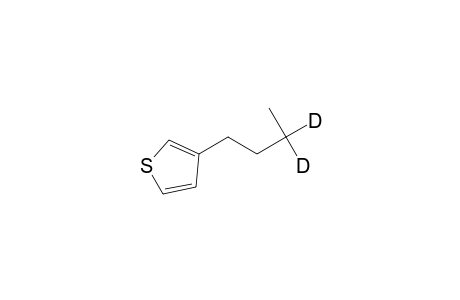3-(3,3-dideutero-n-butyl)thiophene