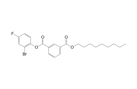 Isophthalic acid, 2-bromo-4-fluorophenyl nonyl ester