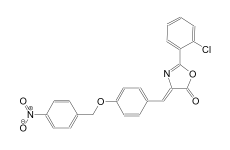 (4Z)-2-(2-chlorophenyl)-4-{4-[(4-nitrobenzyl)oxy]benzylidene}-1,3-oxazol-5(4H)-one