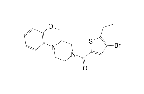 1-[(4-bromo-5-ethyl-2-thienyl)carbonyl]-4-(2-methoxyphenyl)piperazine
