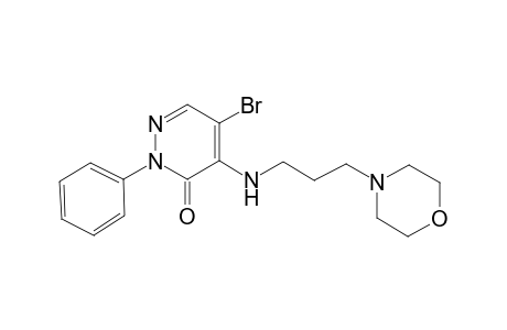 5-Bromo-4-(3-morpholin-4-yl-propylamino)-2-phenyl-2H-pyridazin-3-one