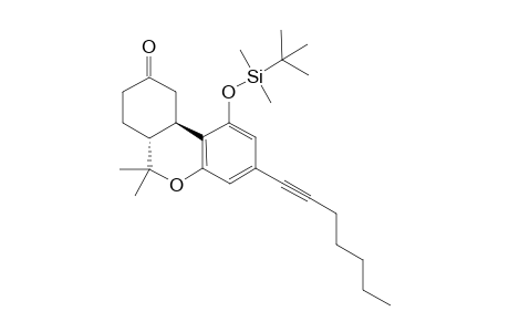 (6aR,10aR)-1-[tert-butyl(dimethyl)silyl]oxy-3-hept-1-ynyl-6,6-dimethyl-7,8,10,10a-tetrahydro-6aH-benzo[c]chromen-9-one