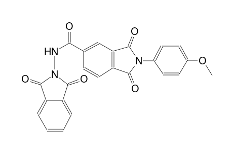 N-(1,3-dioxo-1,3-dihydro-2H-isoindol-2-yl)-2-(4-methoxyphenyl)-1,3-dioxo-5-isoindolinecarboxamide