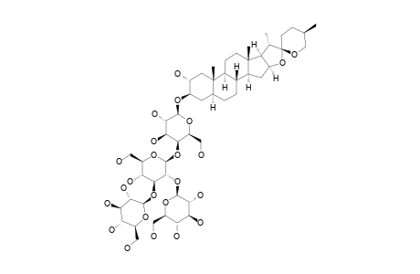 GITOGENIN-3-O-BETA-D-GLUCOPYRANOSYL-(1->2)-[BETA-D-GLUCOPYRANOSYL-(1->3)]-BETA-D-GLUCOPYRANOSYL-(1->4)-BETA-D-GALACTOPYRANOSIDE