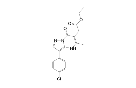 pyrazolo[1,5-a]pyrimidine-6-acetic acid, 3-(4-chlorophenyl)-4,7-dihydro-5-methyl-7-oxo-, ethyl ester