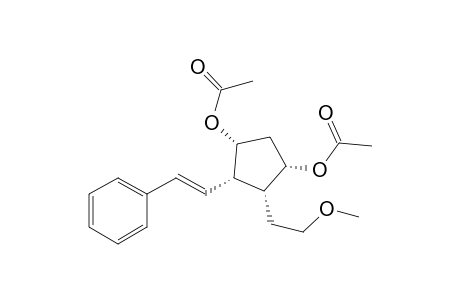 1,3-Cyclopentanediol, 4-(2-methoxyethyl)-5-(2-phenylethenyl)-, diacetate, [1.alpha.,3.alpha.,4.alpha.,5.alpha.(E)]-