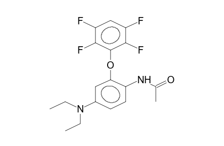 2,3,5,6-TETRAFLUORO-2'-ACETAMIDO-5'-DIETHYLAMINODIPHENYL ETHER