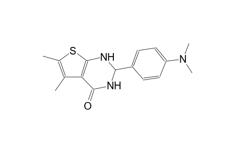 2-[4-(dimethylamino)phenyl]-5,6-dimethyl-2,3-dihydrothieno[2,3-d]pyrimidin-4(1H)-one