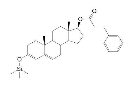 Testosteron-17-phenylpropionate 3,5-dienol, O3-TMS
