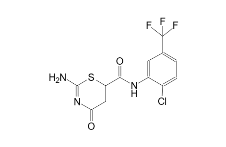 4H-1,3-thiazine-6-carboxamide, 2-amino-N-[2-chloro-5-(trifluoromethyl)phenyl]-5,6-dihydro-4-oxo-