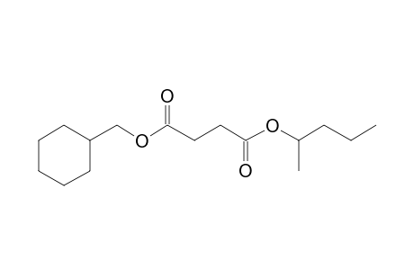 Succinic acid, cyclohexylmethyl 2-pentyl ester