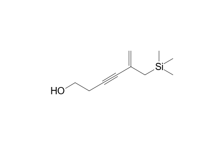 5-(trimethylsilylmethyl)-1-hex-5-en-3-ynol