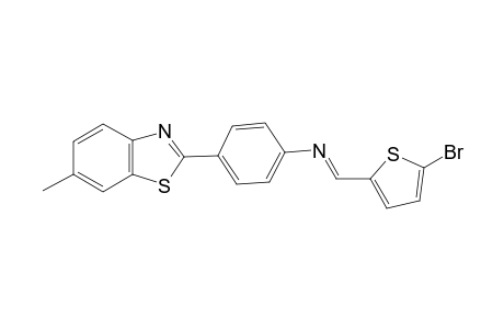 (5-bromo-thiophen-2-ylmethylene)-[4-(6-methyl-benzothiazol-2-yl)-phenyl]-amine