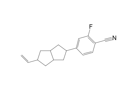 2-fluoro-4-(5-vinyl-1,2,3,3a,4,5,6,6a-octahydropentalen-2-yl)benzonitrile