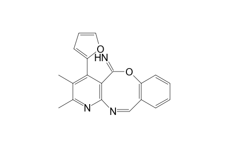 5-imine-3-(furan-2yl)-2,3-dimethylpyrido[3,2-c][1,5]benzo[g]oxazocine