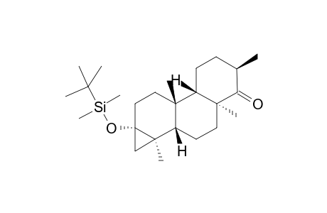 1aS-(1a.alpha.,1b.beta.,3a.alpha.,5.beta.,7a.beta.,7b.alpha.,9a.alpha.)]-9a-[(tert-Butyldimethylsilyl)oxy]-tetradecahydro-1a,3a,5,7-tetramethyl-4H-cyclopropa[a]phenanthren-4-one