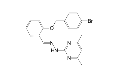 2-[(4-bromobenzyl)oxy]benzaldehyde (4,6-dimethyl-2-pyrimidinyl)hydrazone