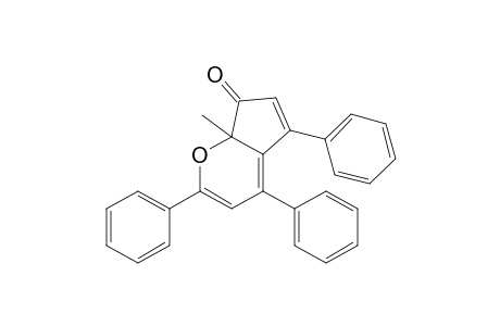 7a-Methyl-2,4,5-triphenyl-7aH-cyclopenta[b]-pyran-7-one