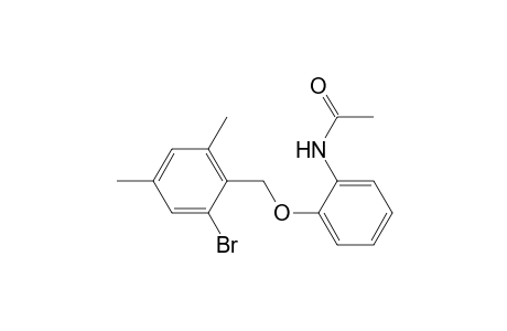 Acetamide, N-[2-[(2-bromo-4,6-dimethylphenyl)methoxy]phenyl]-