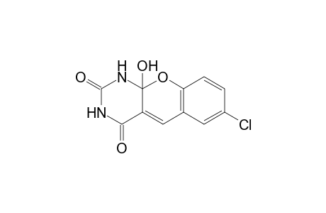 7-Chloranyl-10a-oxidanyl-1H-chromeno[2,3-d]pyrimidine-2,4-dione