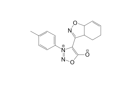 3-(4'-Methylphenyl)-4-(3a,4,5,7a-tetrahydrobenzo[d]isoxazol-3-yl)sydnone