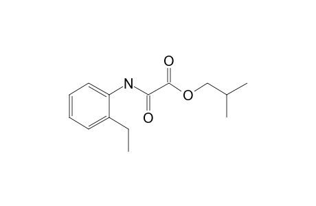 Oxalic acid, monoamide, N-(2-ethylphenyl)-, isobutyl ester