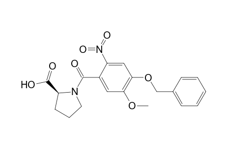 (2S)-N-(4-Benzyloxy-5-methoxy-2-nitrobenzoyl)-pyrrolidine-2-carboxylic acid