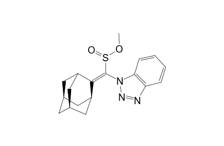 1-ADAMANTYLIDENE-METHANE-SULPHONYL-METHYL-1H-BENZOTRIAZOLE